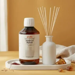 Amber and saffron - Reed diffuser refill