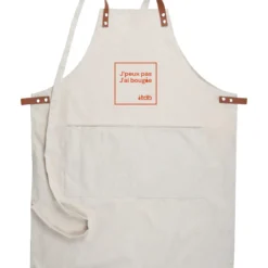 Apron with Terre de Bougies flocking