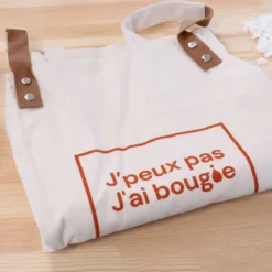 Apron with Terre de Bougies flocking