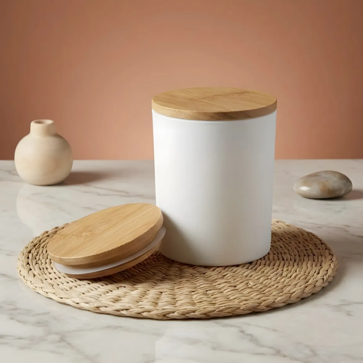Beech wood lid