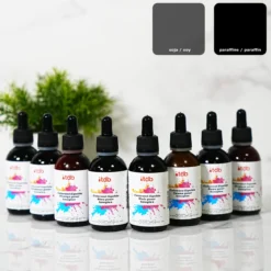 Black liquid dye for candles