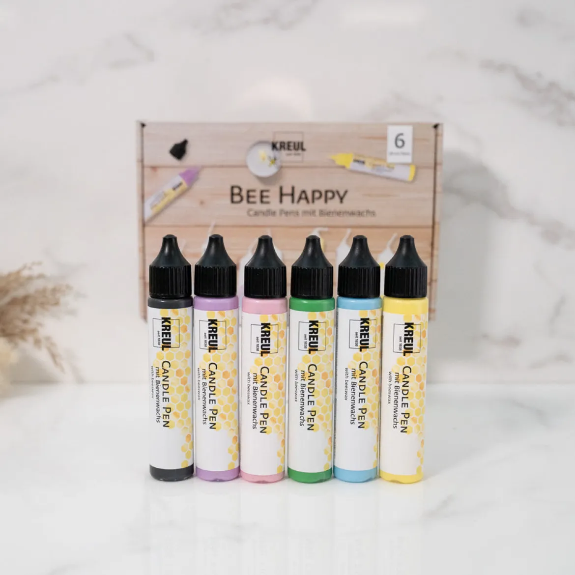 Candle Pens - Bee Happy - Set of 6