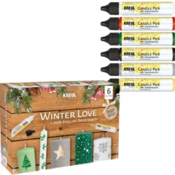 Candle Pens - Winter Love - Set of 6