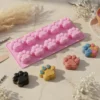 Cat paw fondant mould - Silicone