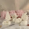 Christmas ornaments candle mould - Silicone