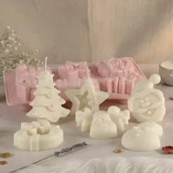 Christmas ornaments candle mould - Silicone