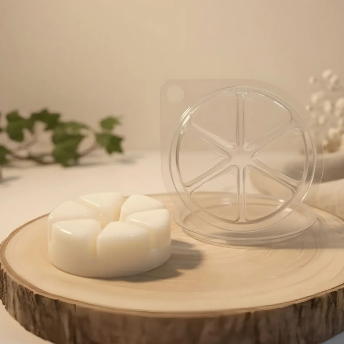 Clamshell Quartier mould - For fondants