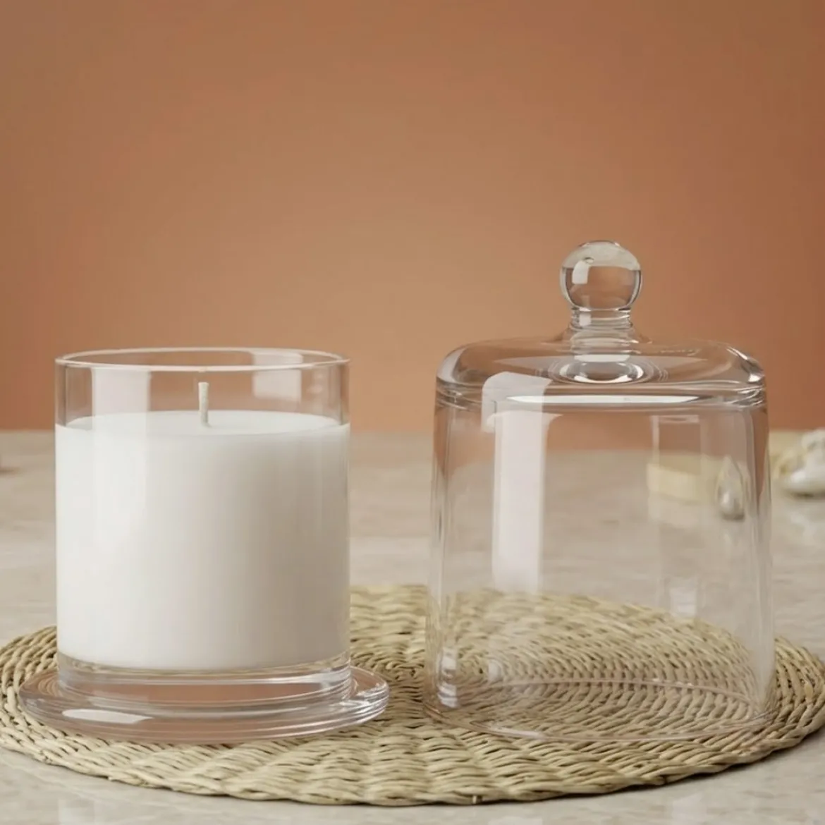 Cloche candle glass Transparent - 210 ml