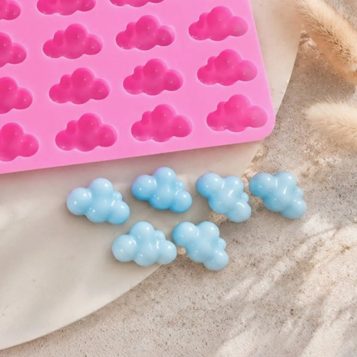 Clouds decoration mould - Silicone