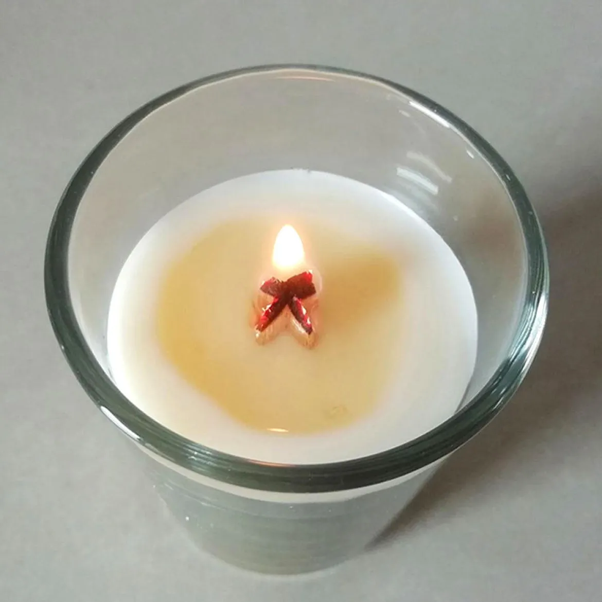 Crossed Wooden Wicks for Candles