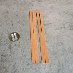 Crossed Wooden Wicks for Candles