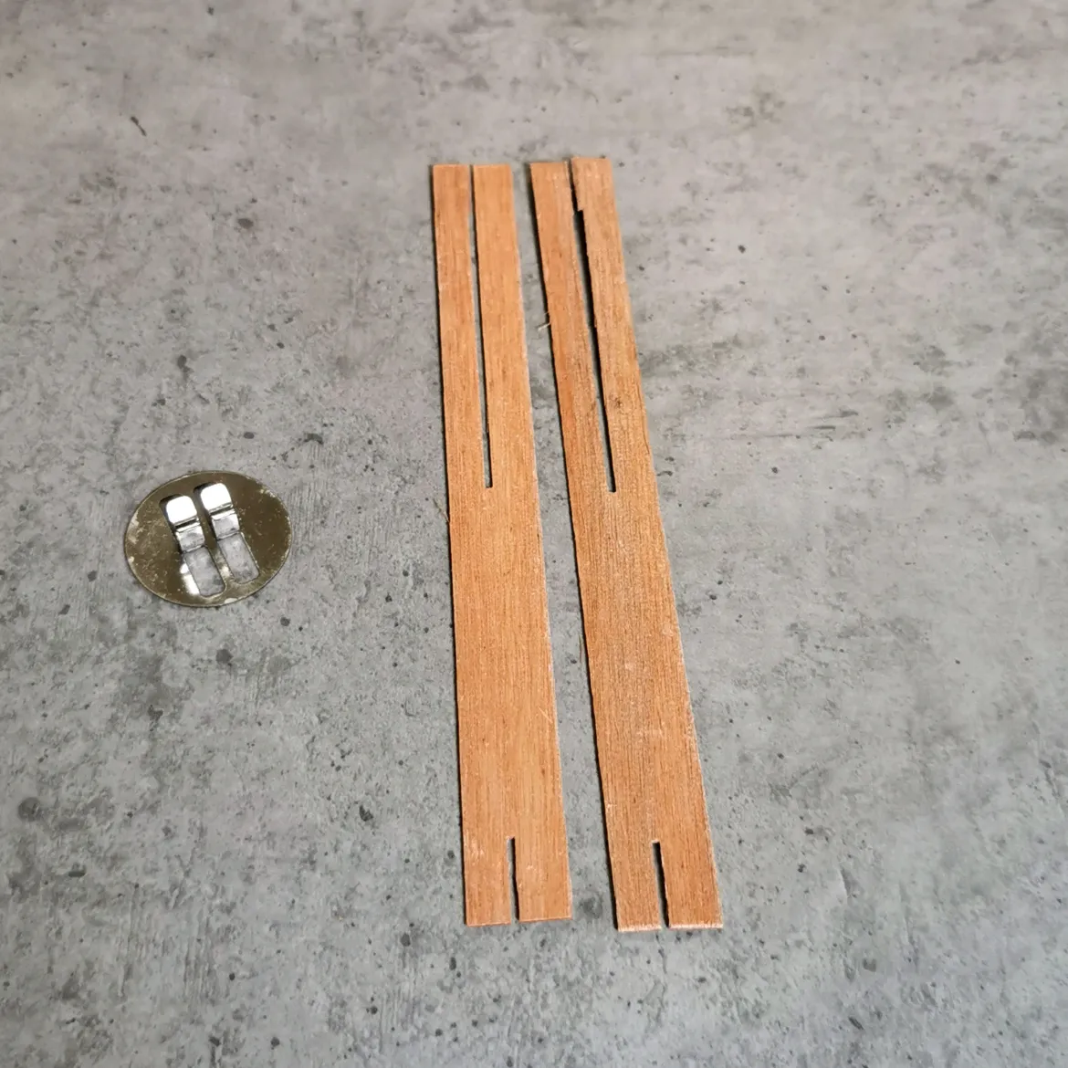 Crossed Wooden Wicks for Candles