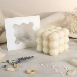 Cube candle mould - Silicone