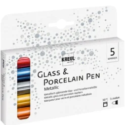 Decorative Pens for Candle Containers - Metallic - Set of 5