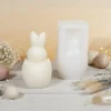 Easter bunny candle mould - Silicone
