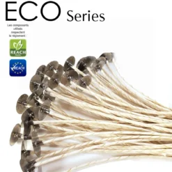 ECO waxed cotton wicks for candles
