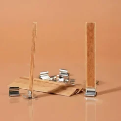 Flat and double wooden wicks for candles