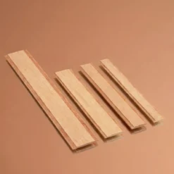 Flat and double wooden wicks for candles