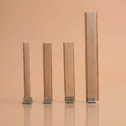 Flat and double wooden wicks for candles