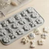 Flower & bow decoration mould - Silicone