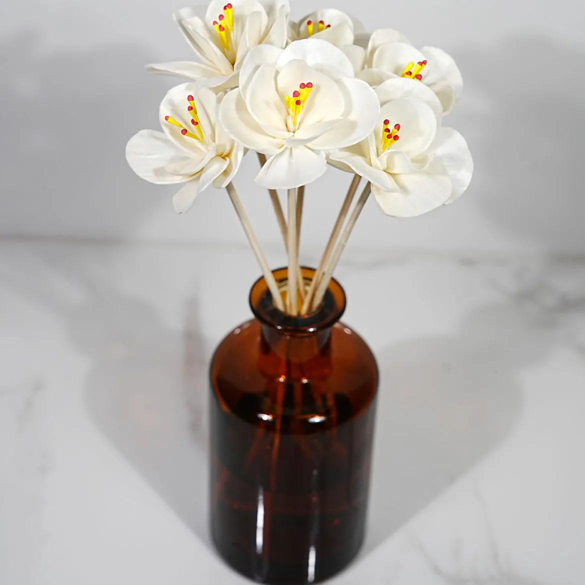 Flower Rattan Stems - 3 x 200 mm