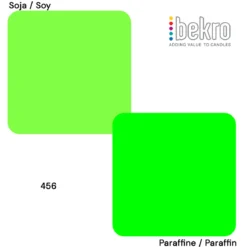 Fluorescent green dye for candles