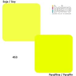 Fluorescent yellow dye for candles