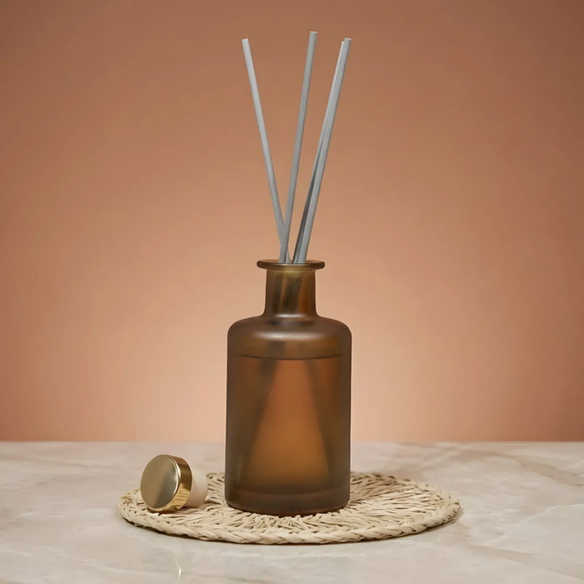 Frosted Amber Harmony Diffuser Bottle - 250 ml