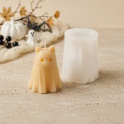 Ghost cat candle mould - Silicone