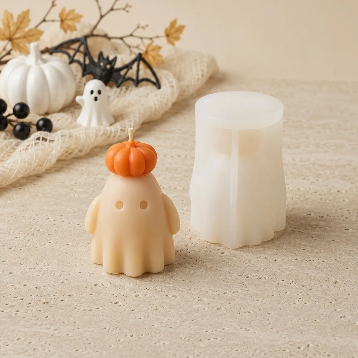 Ghost king candle mould - Silicone