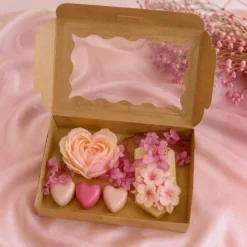 Gift box with decorative window - Set of 10