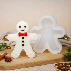 Gingerbread candle mould - Silicone