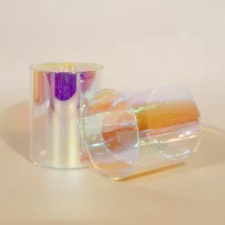 Glass candle Iridescent - 300 ml