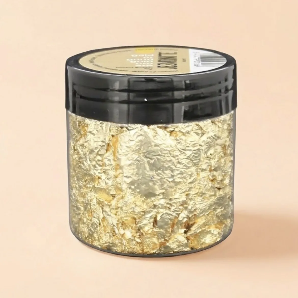 Gold metallic leaf flakes
