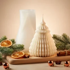 Large fir tree candle mould - Silicone