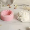Large peony candle mould - Silicone