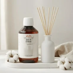 Linen and cotton - Reed diffuser refill