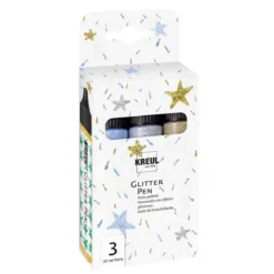 Liquid Decorative Pens for Candle Containers - Glitter - Set of 3