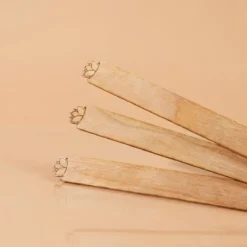 Lotus flower - Wooden wicks for Candles