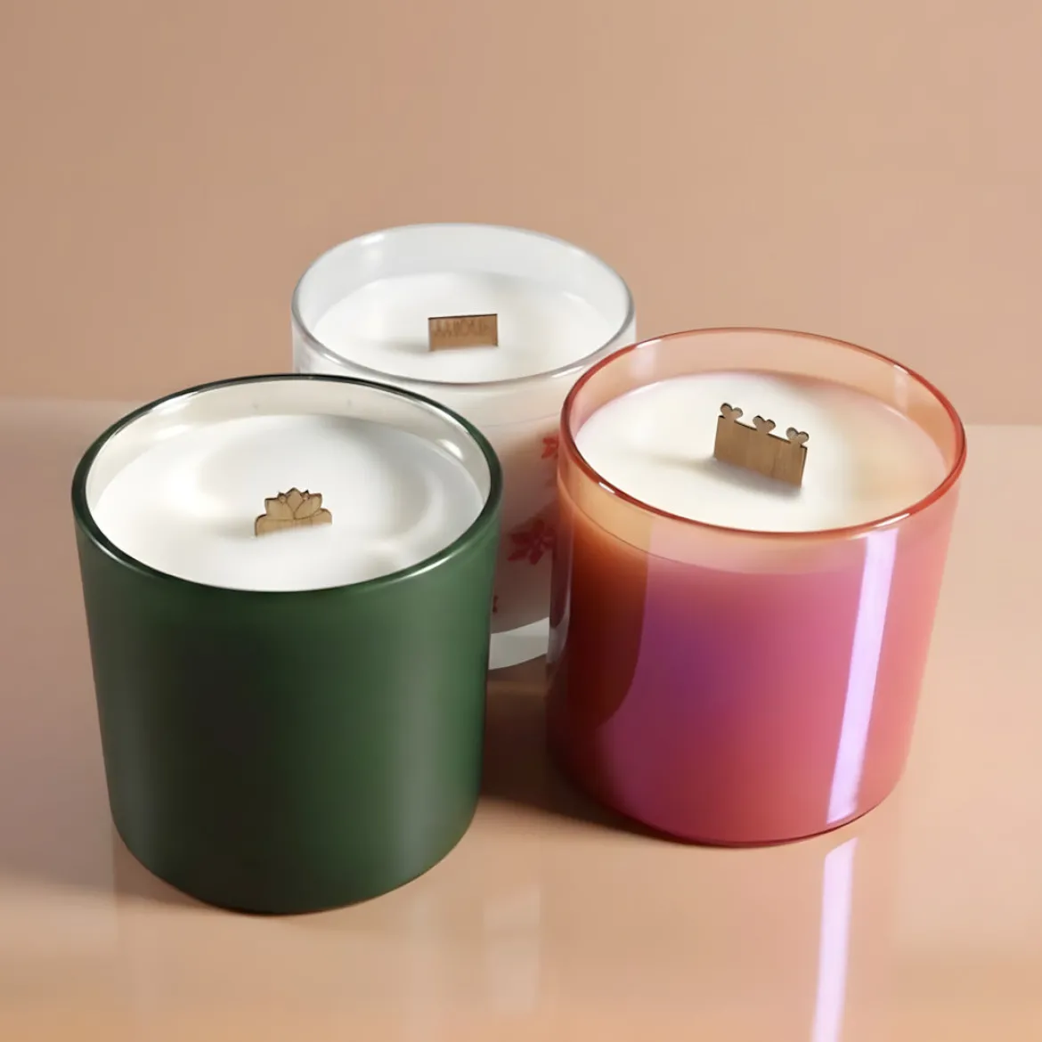 Lotus flower - Wooden wicks for Candles