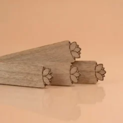 Lotus flower - Wooden wicks for Candles