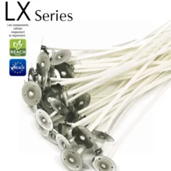 LX waxed cotton wicks for candles