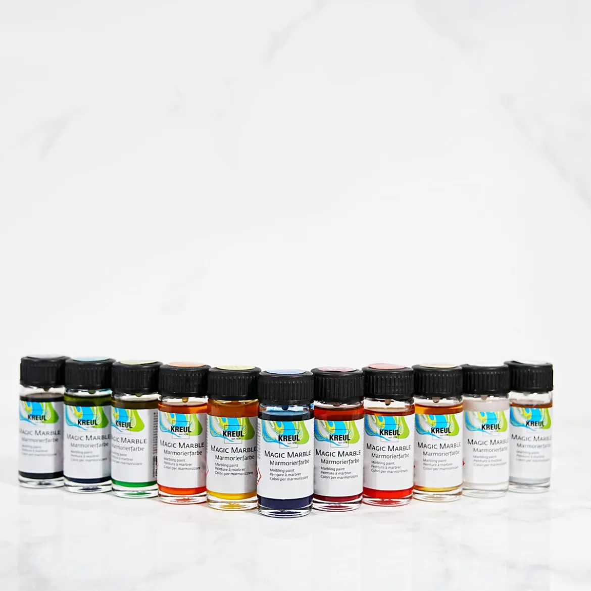 Marble paint Or métallique for candles