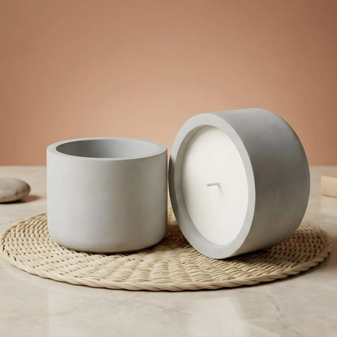 Marie concrete container - 275 ml