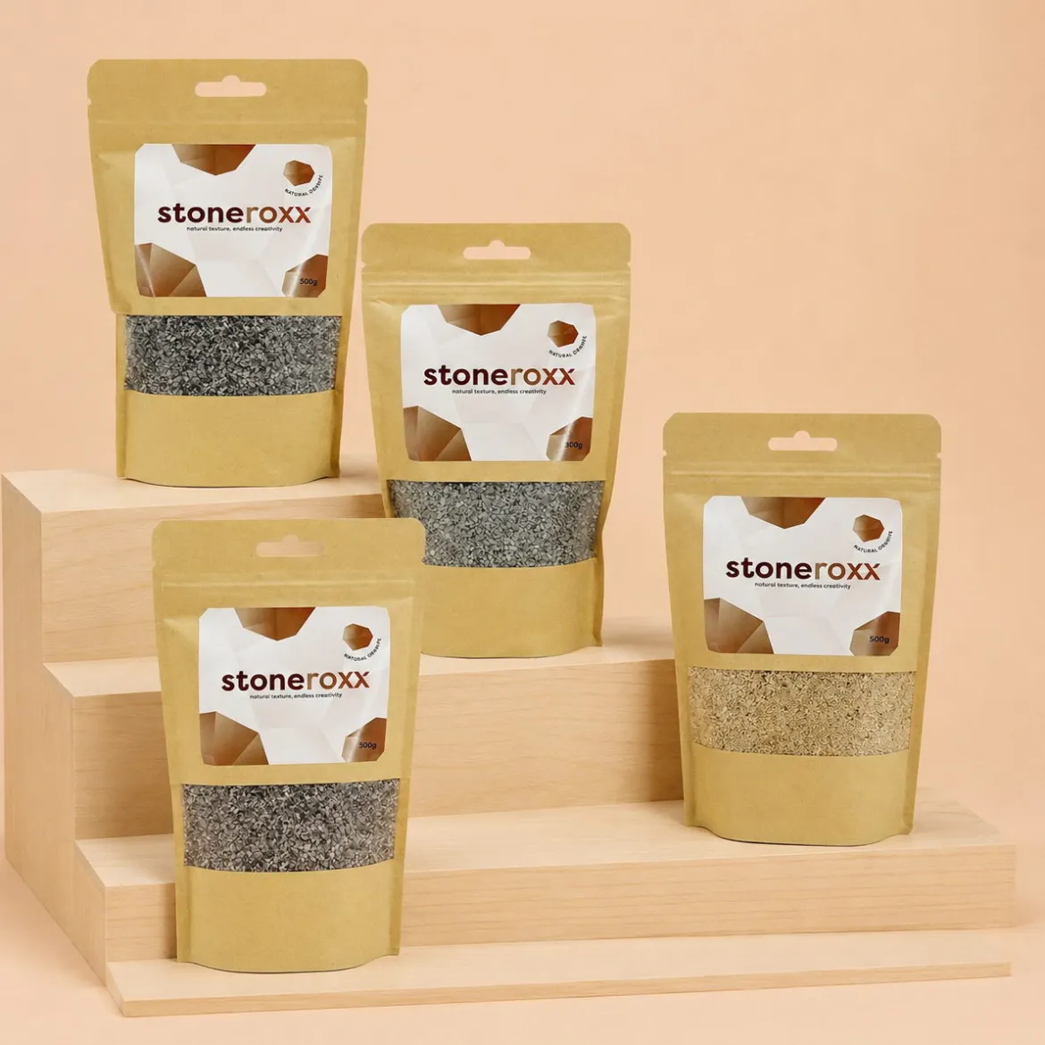 Natural granite granules - StoneRoxx