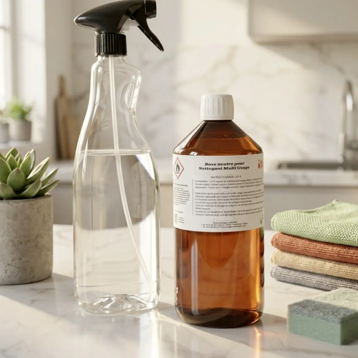 Neutral base for multi-purpose cleaner