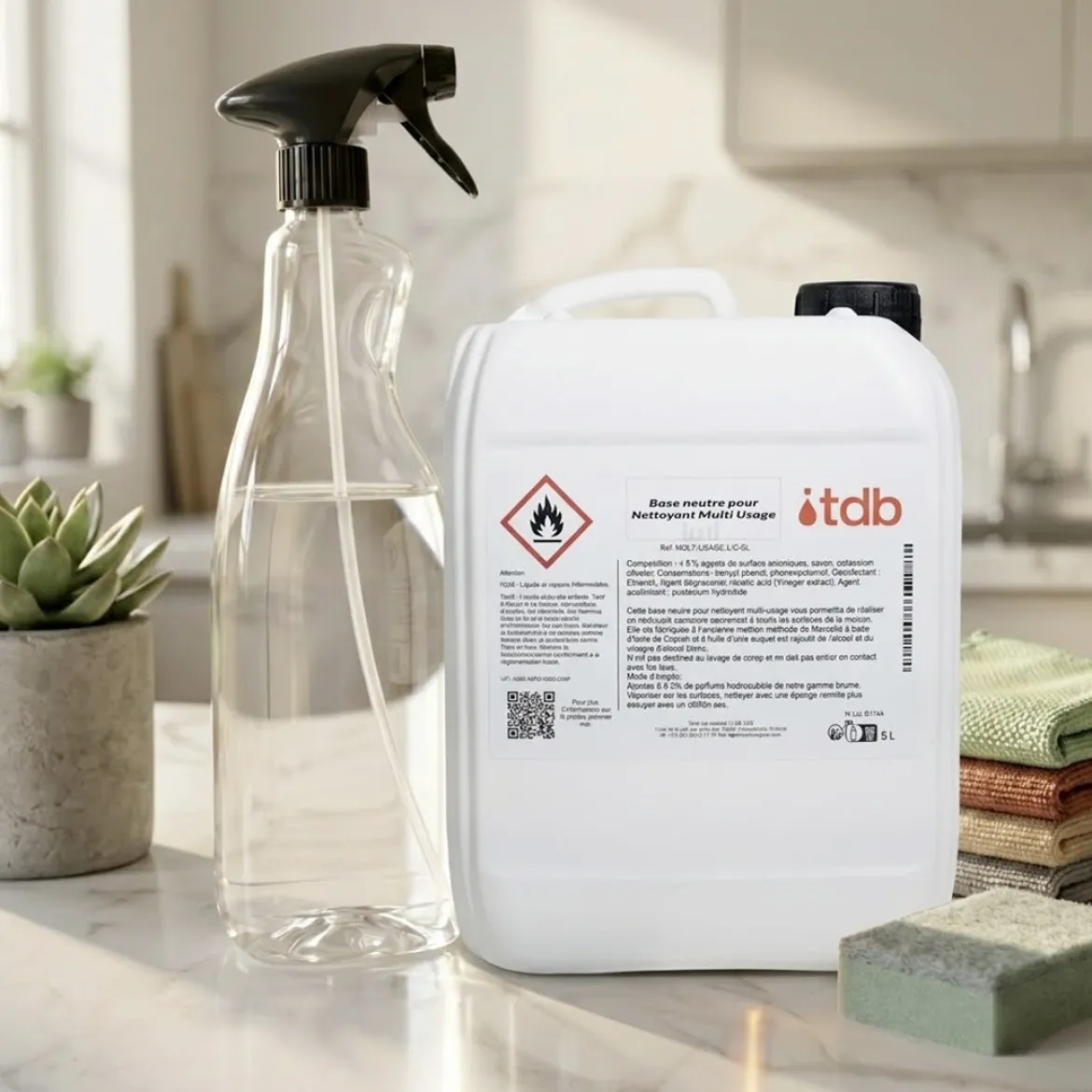 Neutral base for multi-purpose cleaner