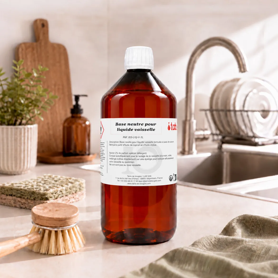 Neutral base for washing-up liquid