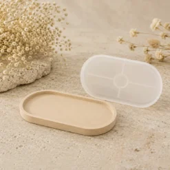 Oval tray mould for Jesmonite creations - Silicone