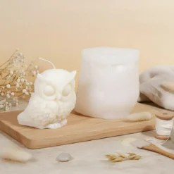 Owl candle mould - Silicone